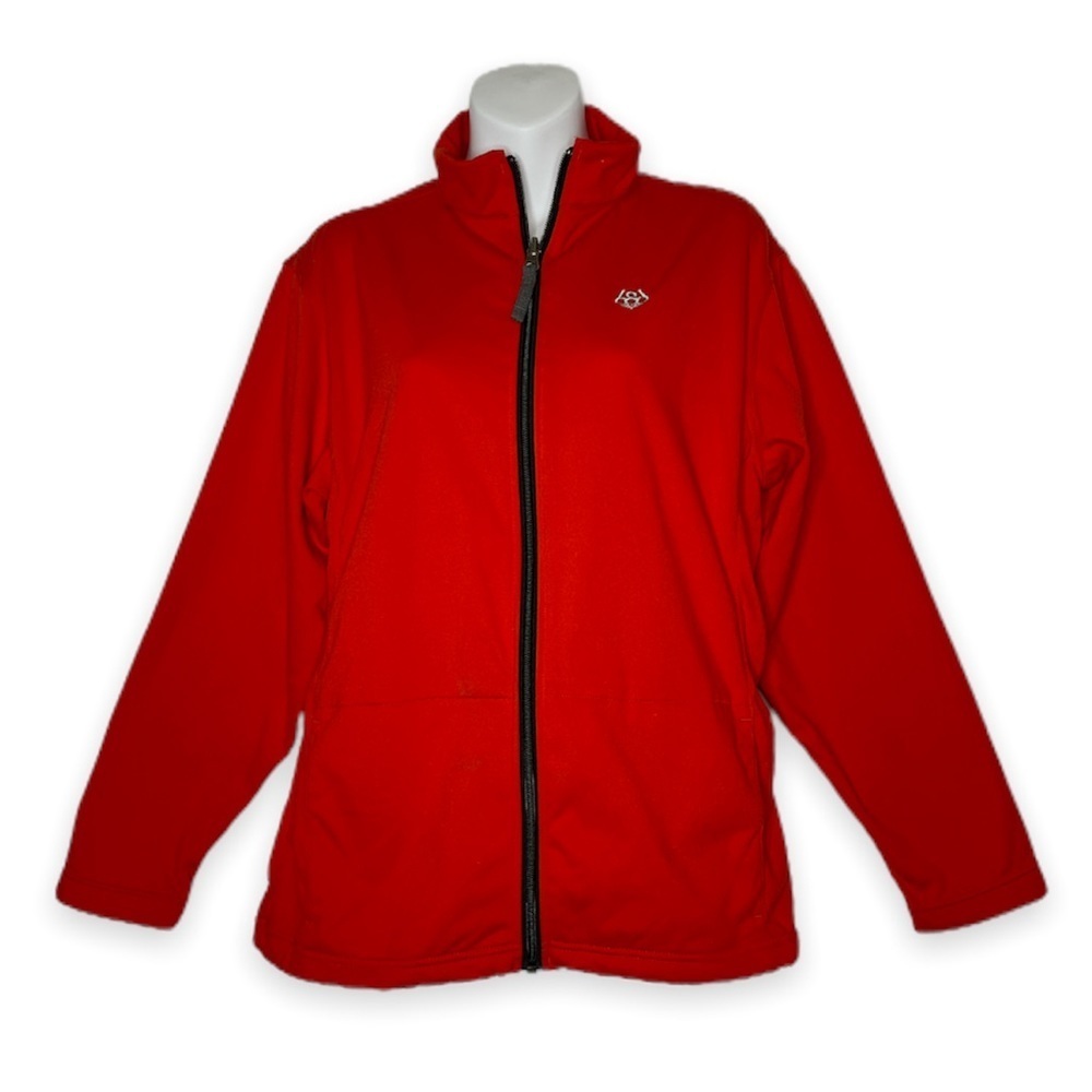 686 Jacket Youth XL Zip Front‎ Lightweight Red Jogger Embroidered Logo Womens SM